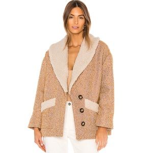 Tularosa Bette Oversized Jacket in Antique Yellow